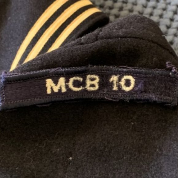 Vintage NAVY WWII wool two piece uniform MCB 10 13 button pants - Picture 5 of 8